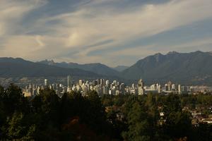 Vancouver Skyline vom Park aus