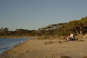 Nils am Strand