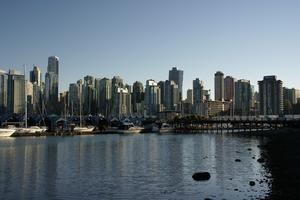 Vancouver Downtown und Hafen