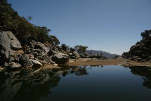 Ein See mitten in der Wand