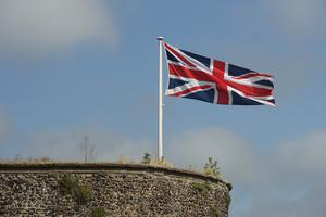 Auf der Stadtmauer von Canterbury