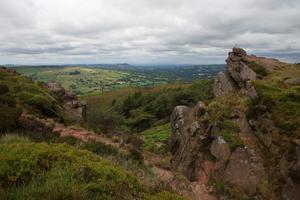 Blick von den „Roaches“ aufs Umland