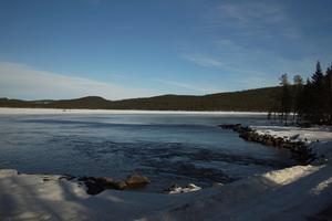 Am Zufluss ist schon viel Wasser zu sehen