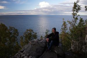 Aussicht vom Halleberg auf den Vänern