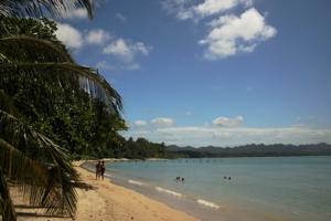 Im Nationalpark ist der Strand nicht so voll, der kostet nämlich Eintritt