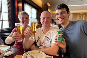 Das Bier war gut