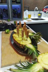 Ananas mit Salz und Limettenschale war mir völlig neu